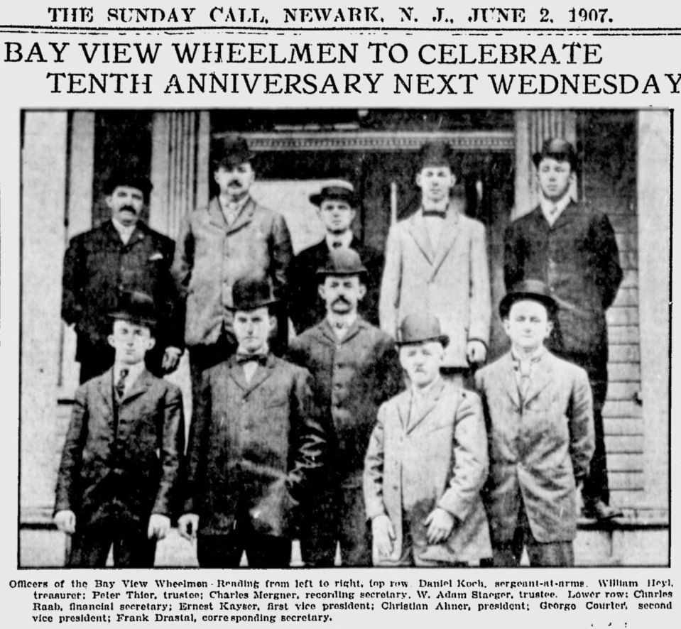 Bay View Wheelmen to Celebrate Tenth Anniversary Next Wednesday
