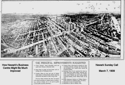 How Newark's Business Centre Might be Much Improved
March 7, 1909
(Click on image for enlargement)
