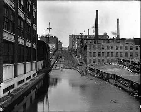 Inclined Plane of the Morris Canal
Looking west towards Summit Street
