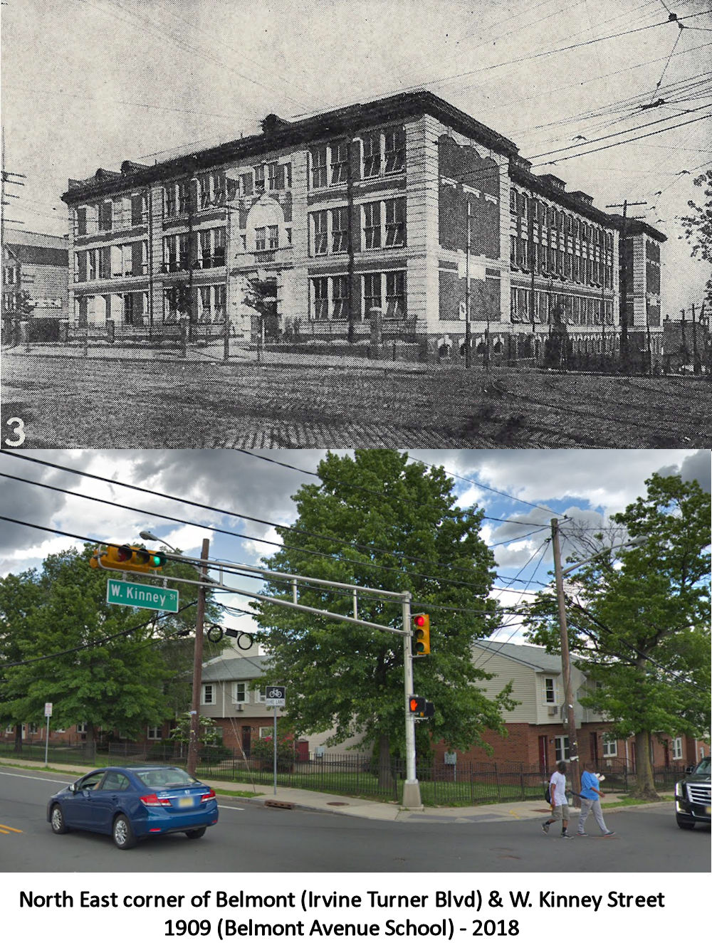 Belmont Avenue & West Kinney Street
Northeast Corner
