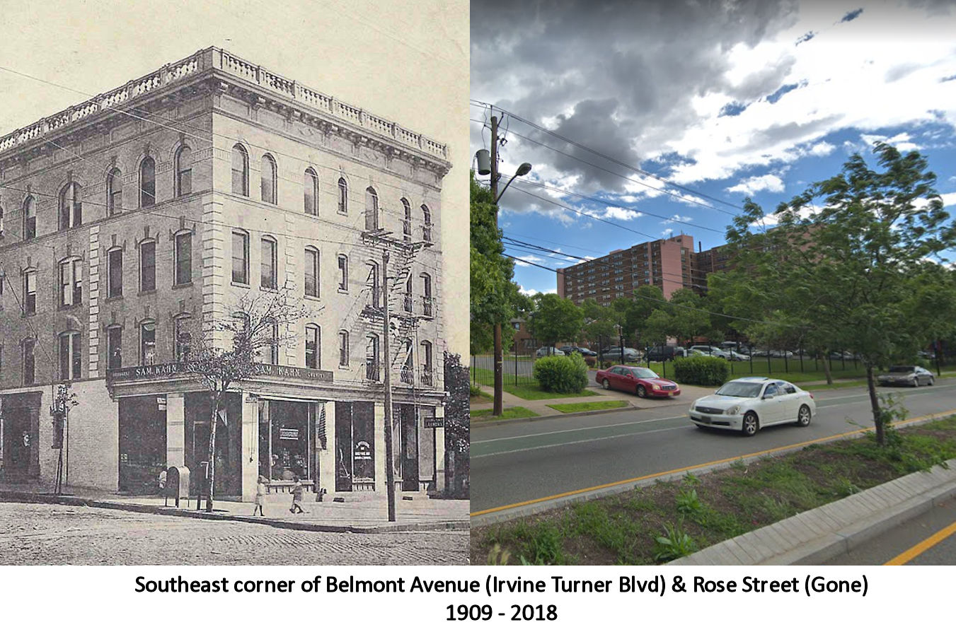 Belmont Avenue & Rose Street
