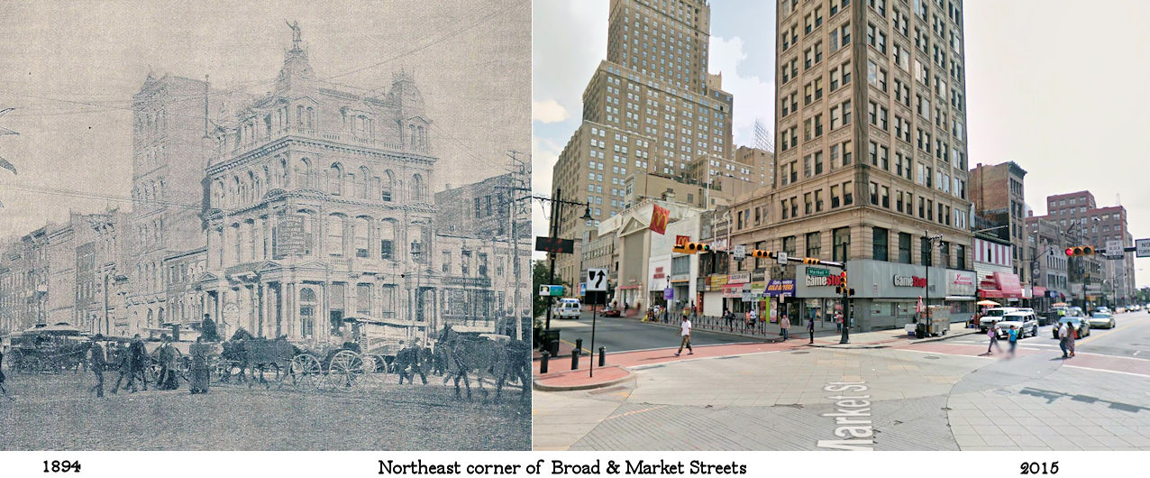 Broad Street Northeast corner of Market Street
