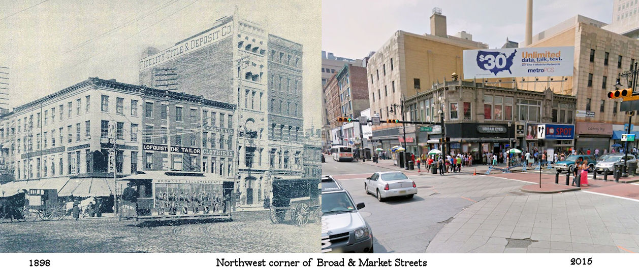 Broad Street Northwest corner of Market Street
