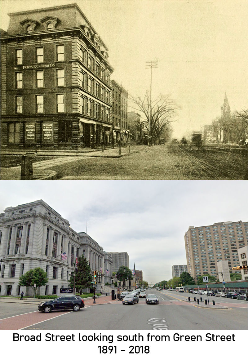 Looking South from Green Street
