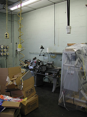 Equipment in abandoned R&D Tool room
