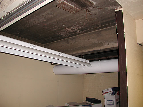 Basement ceiling of Annex Building
