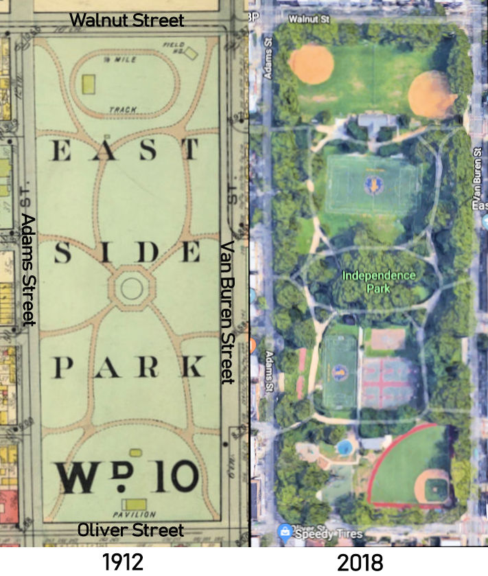 East Side Park/Independence Park
1912/2018
