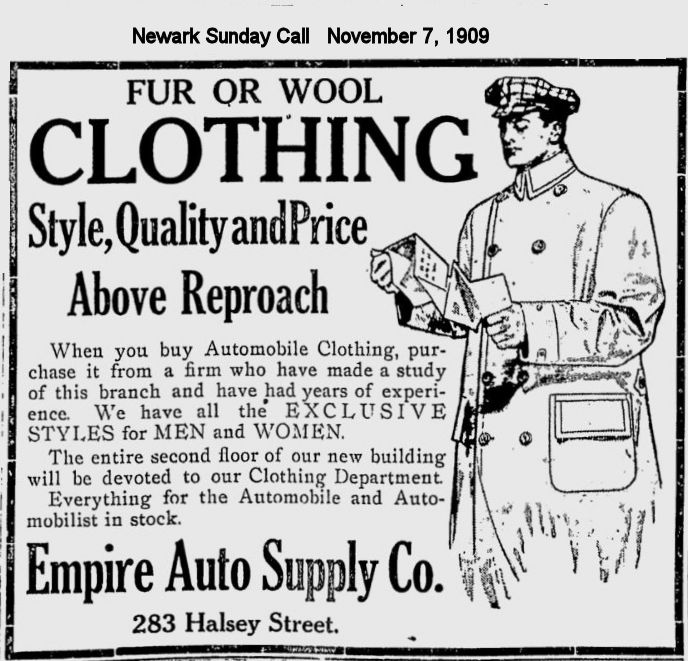 Fur or Wool Clothing
November 7, 1909
