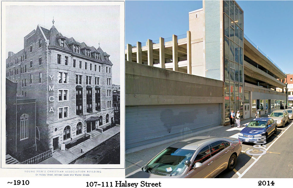 Halsey Street 109
Y.M.C.A. to Parking Deck
