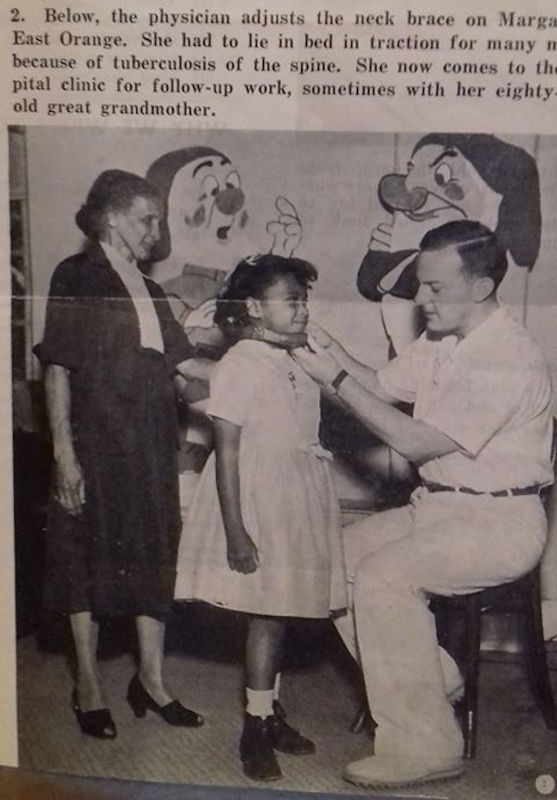 Dr. Nikola Majnaric at the Hospital for Crippled Children in 1959.
