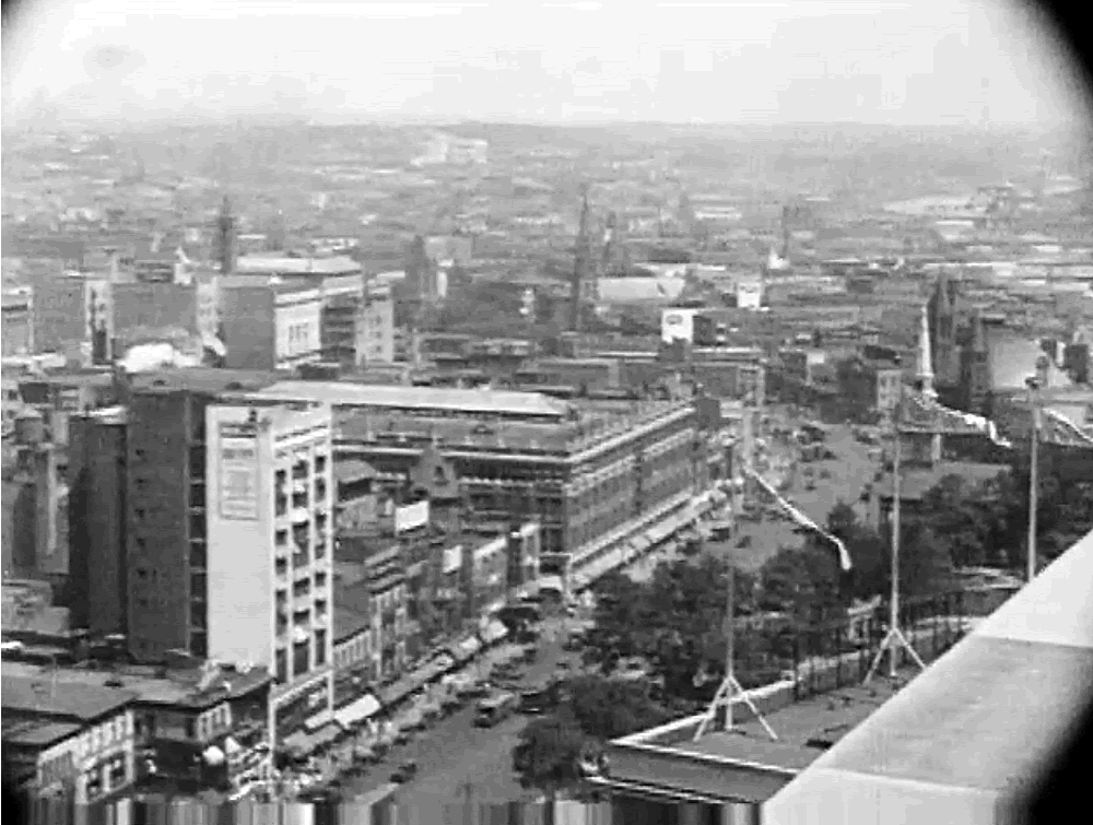 Looking North along Broad Street
