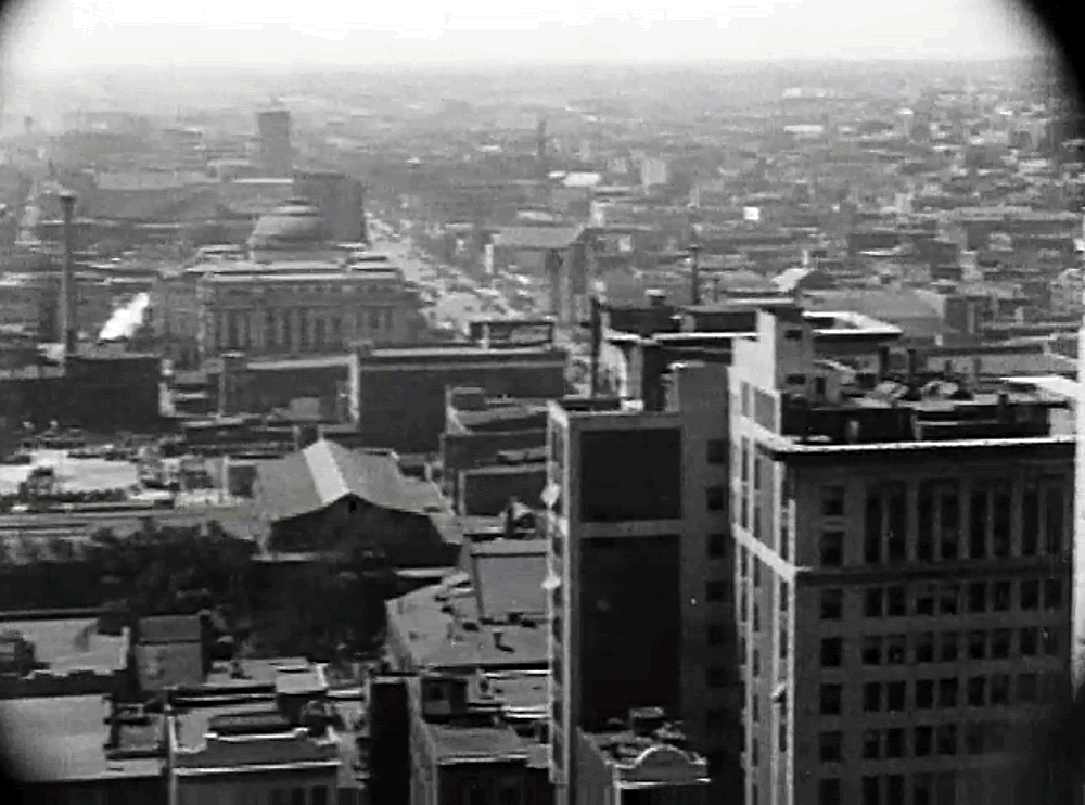 Looking South along Broad Street
