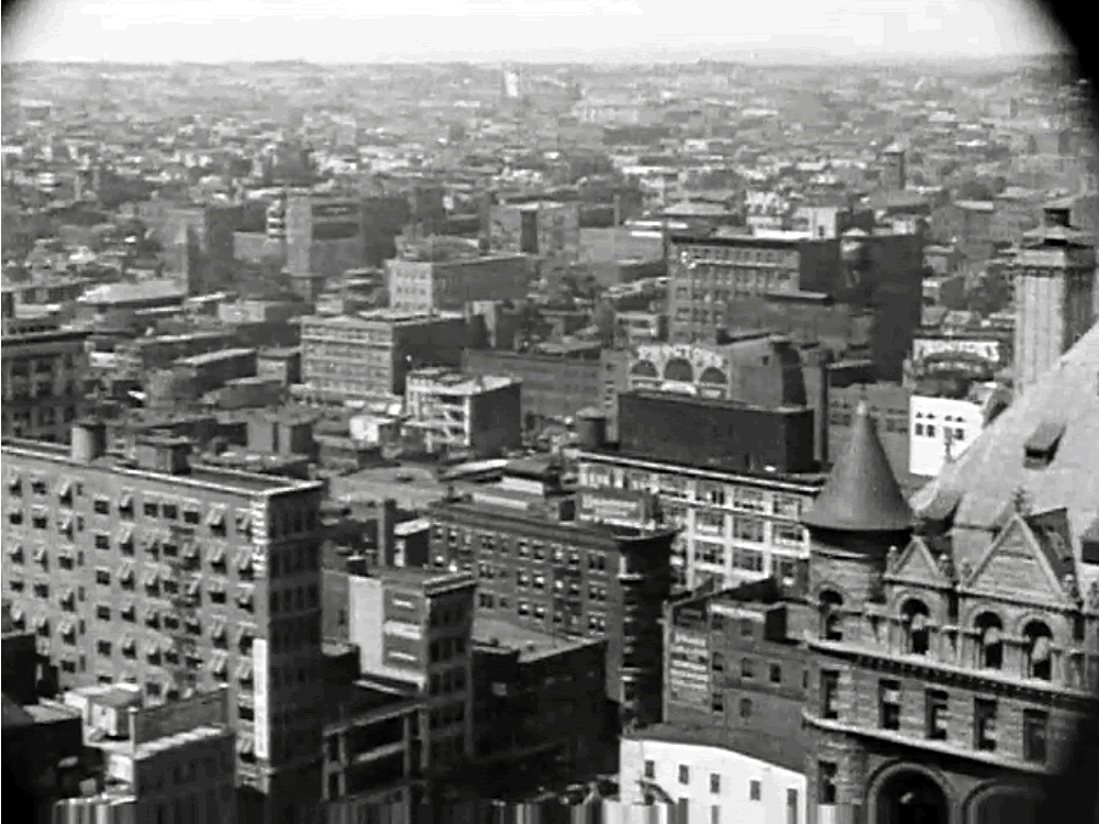 Looking West
The Prudential building on the right
