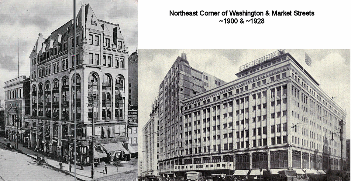 Market & Washington Streets (ne corner)
