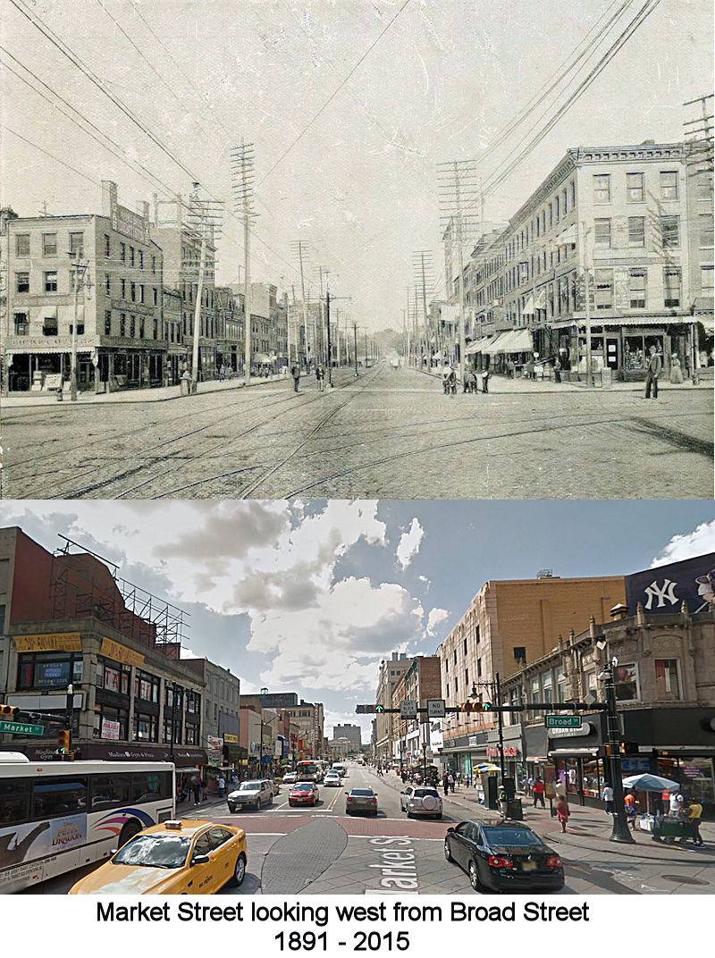 Market Street Looking West from Broad Street
