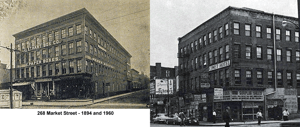 Market Street 268 ~1900 & 1960
From: ReNew Newark 1961
