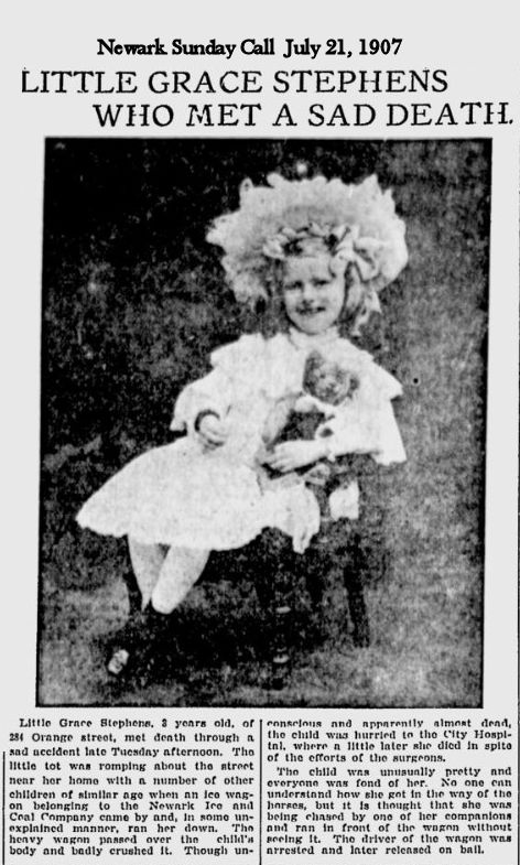 Little Grace Stephens Who Met a Sad Death
