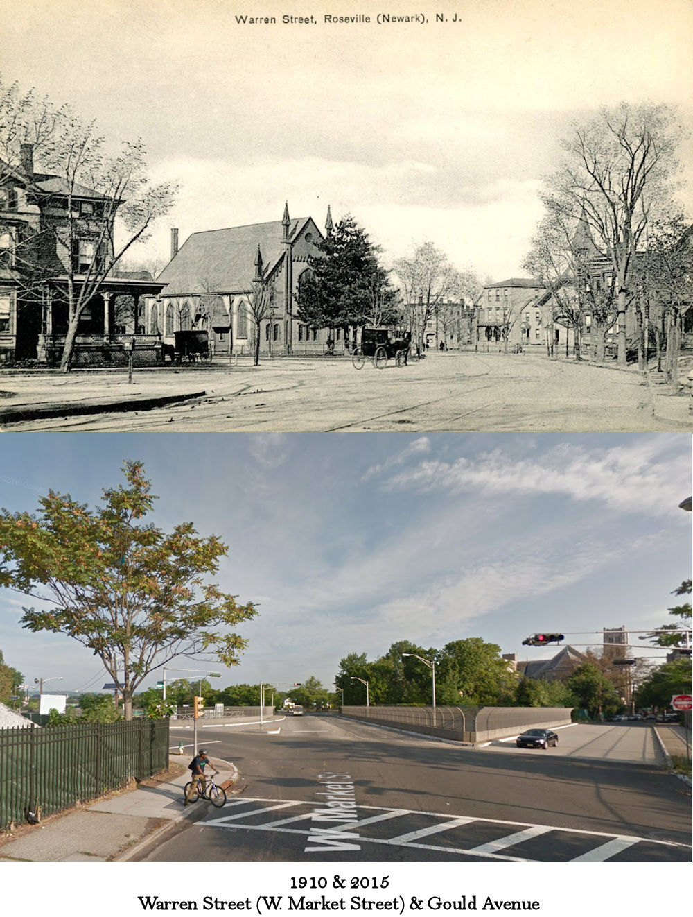 Warren Street (W. Market Street) & Gould Avenue
