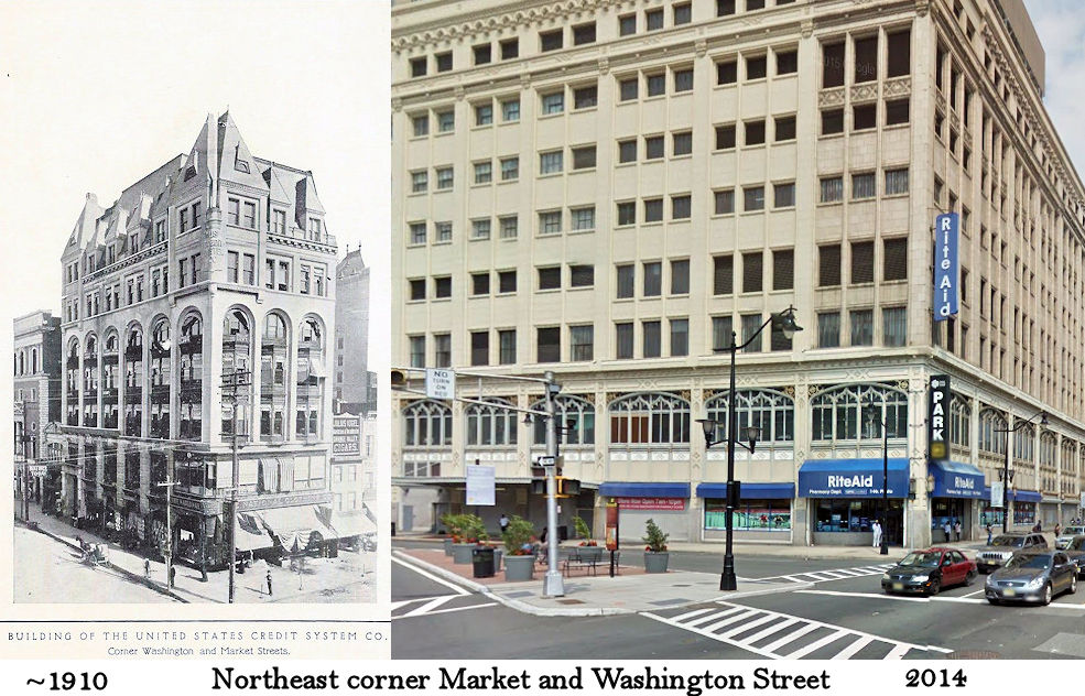 Washington Street 238
U. S. Credit Building to Bamberger's to an Information Center
