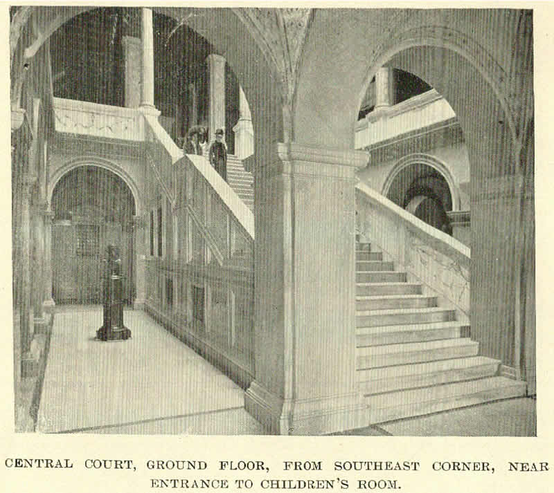 Central Court - 1905
Photo from “The Free Public Library of Newark, New Jersey 1905”
