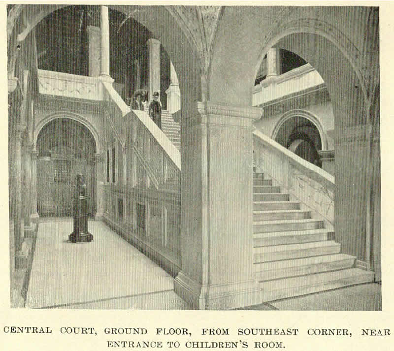 Central Court - 1905
Photo from “The Free Public Library of Newark, New Jersey 1905”
