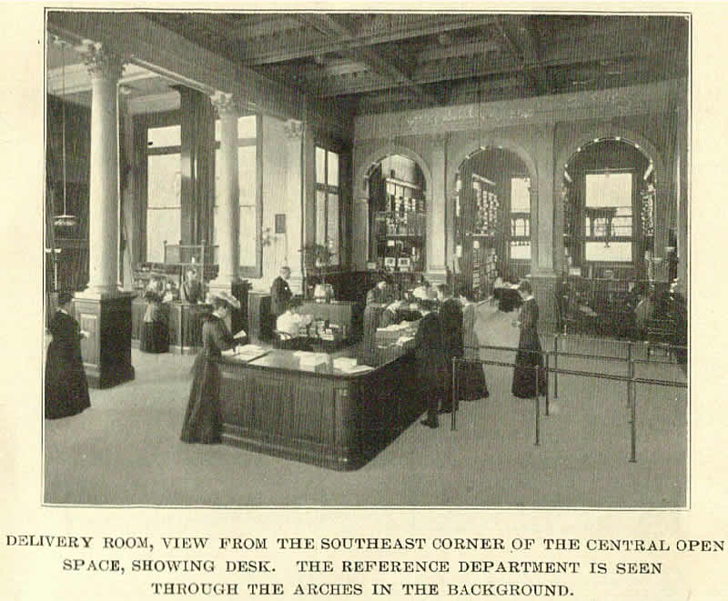 Delivery Room - 1905
Photo from “The Free Public Library of Newark, New Jersey 1905”
