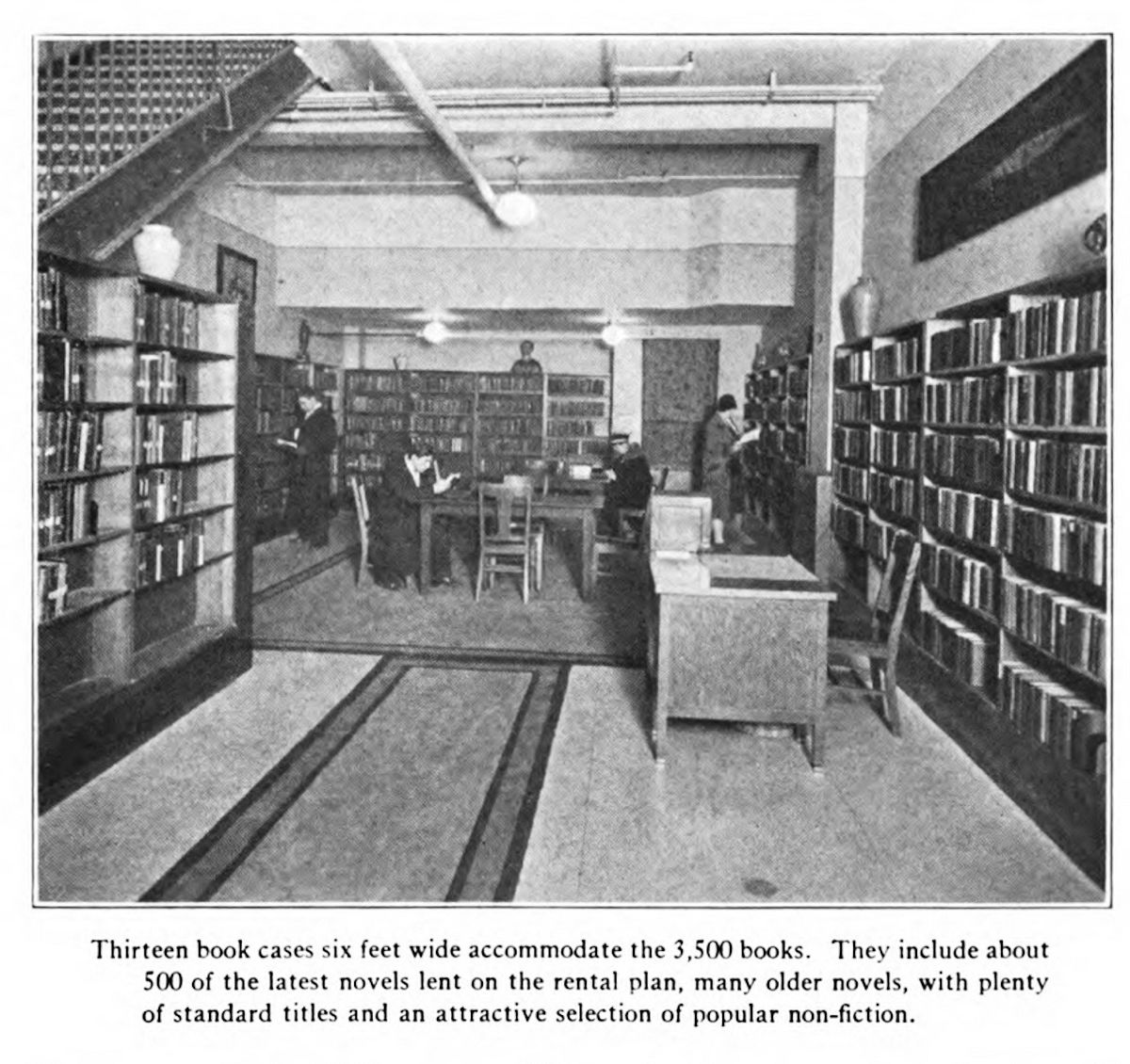 From "The Nine Branch Libraries of the Public Library of Newark, N. J." by Eleanor Shane & John Cotton Dana, 1930
