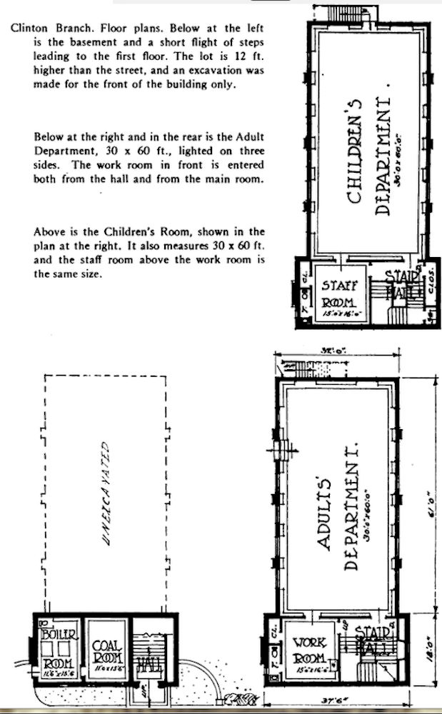 From "The Nine Branch Libraries of the Public Library of Newark, N. J." by Eleanor Shane & John Cotton Dana, 1930
