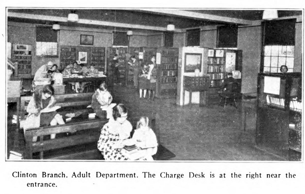 From "The Nine Branch Libraries of the Public Library of Newark, N. J." by Eleanor Shane & John Cotton Dana, 1930
