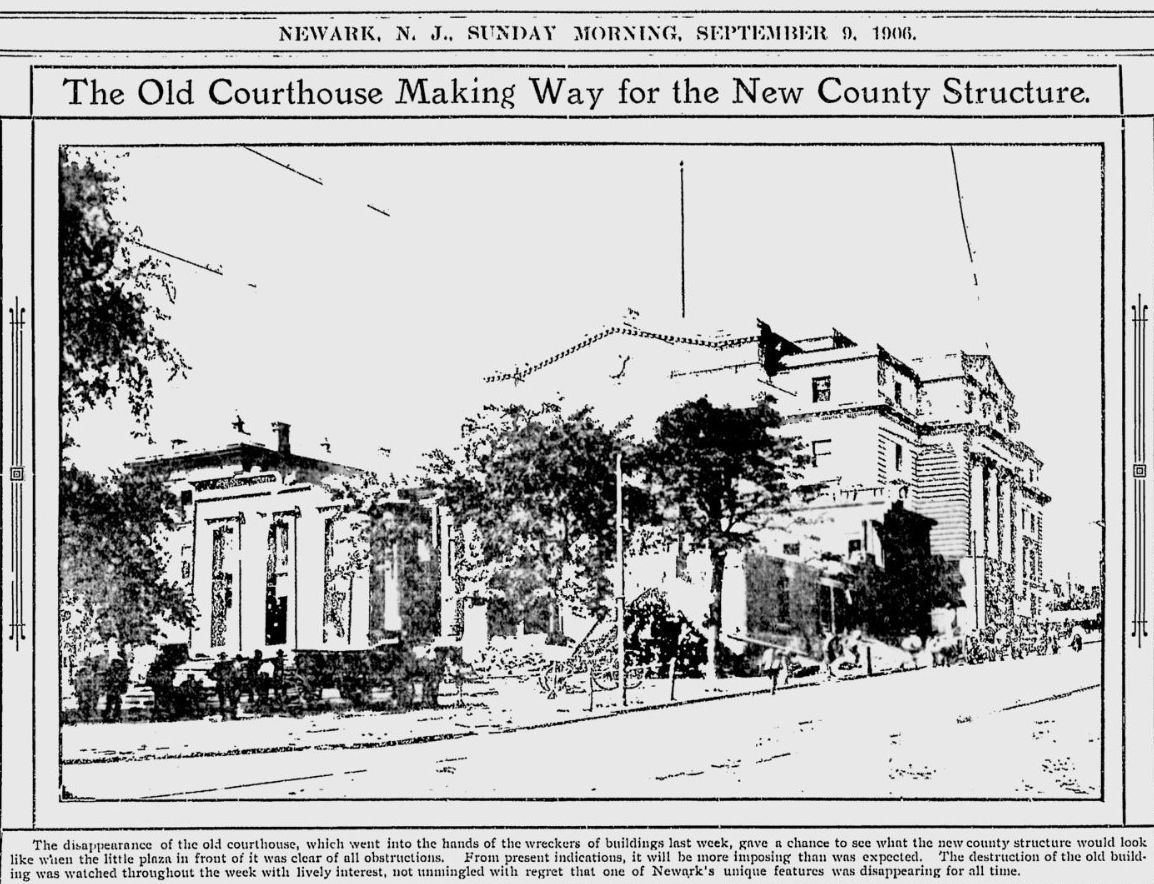 The Old Courthouse Making Way for the New County Structure
September 9, 1906
