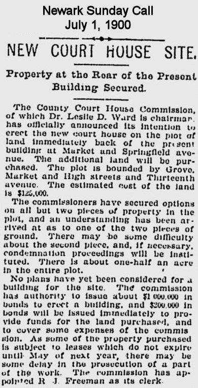 New Court House Site
July 1, 1900
