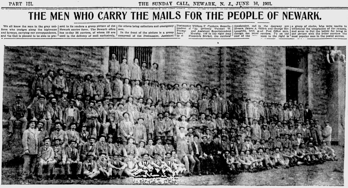The Men Who Carry the Mails for the People of Newark
June 16, 1901
