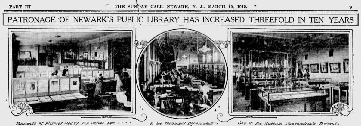Patronage of Newark's Public Library has Increased Threefoldin Ten Years
