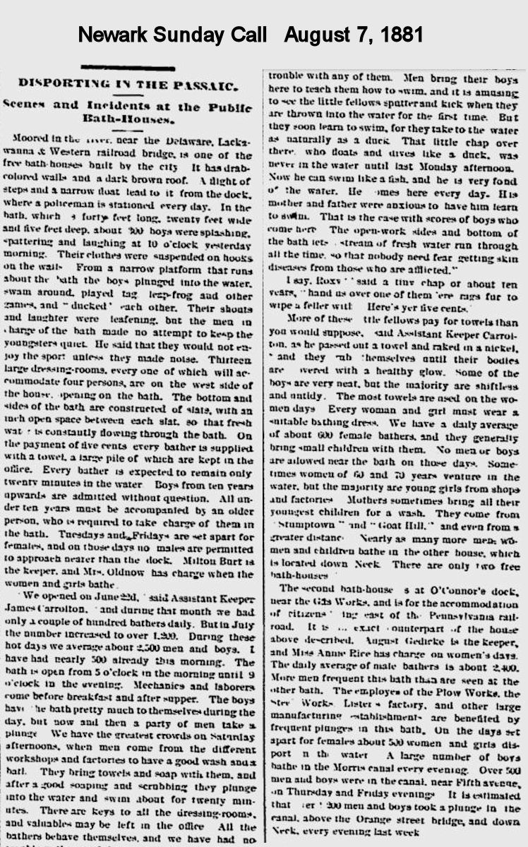 Scenes and Incidents at the Pubic Bath-Houses
August 7, 1881
