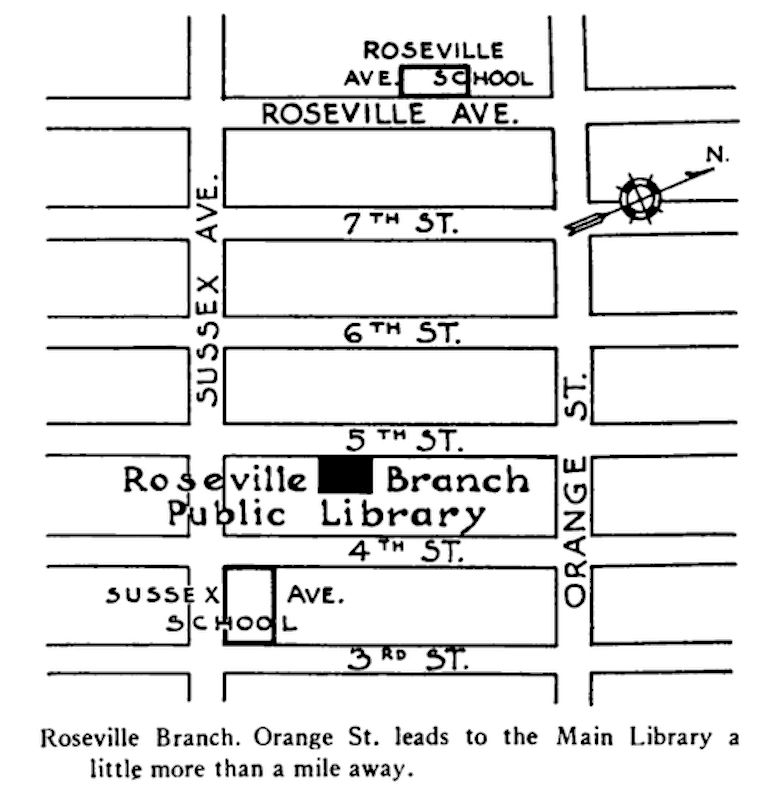 From "The Nine Branch Libraries of the Public Library of Newark, N. J." by Eleanor Shane & John Cotton Dana, 1930
