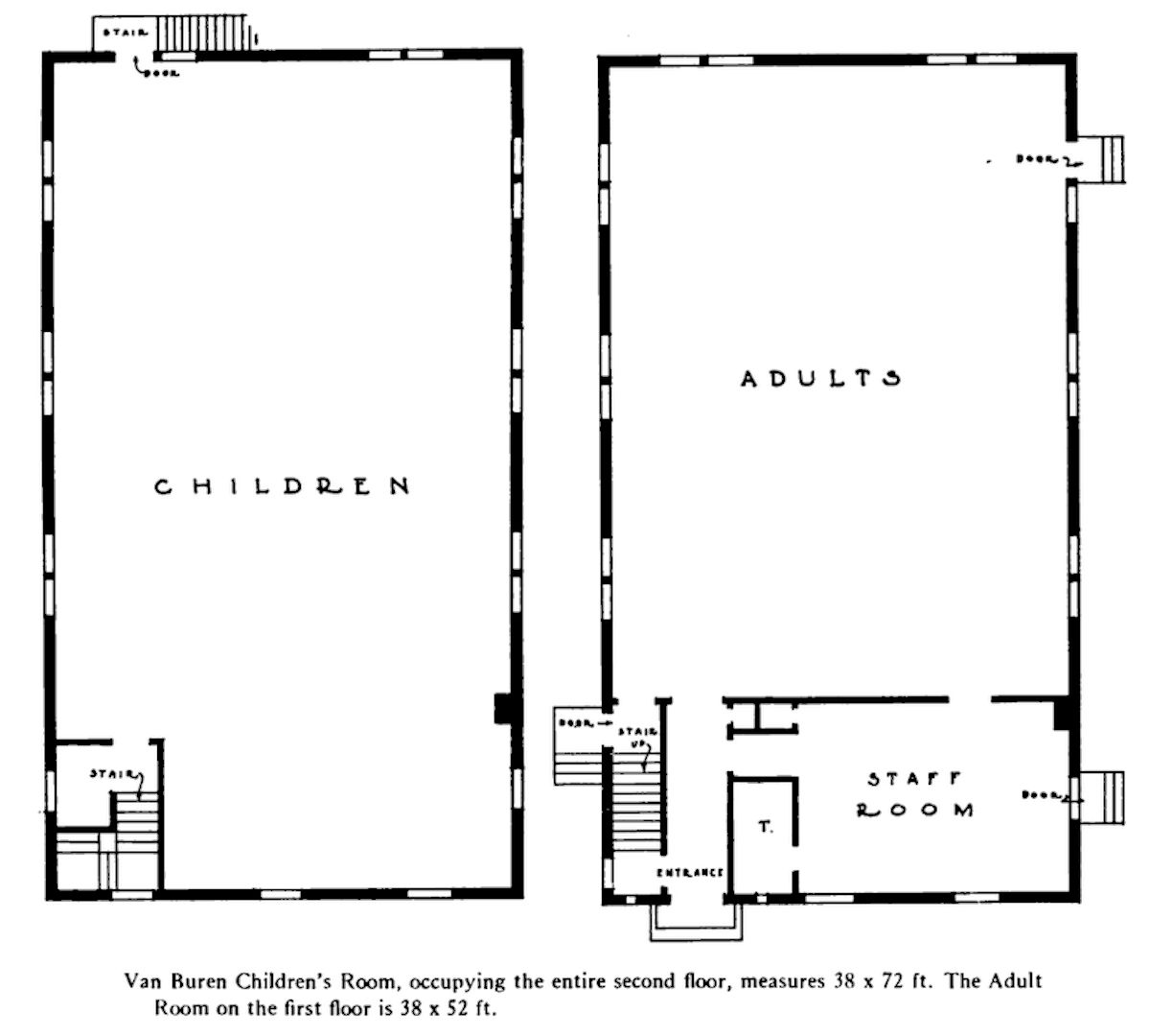 From "The Nine Branch Libraries of the Public Library of Newark, N. J." by Eleanor Shane & John Cotton Dana, 1930
