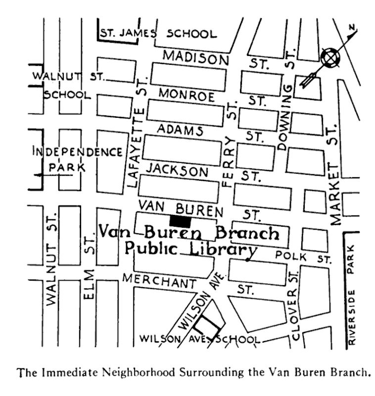 From "The Nine Branch Libraries of the Public Library of Newark, N. J." by Eleanor Shane & John Cotton Dana, 1930
