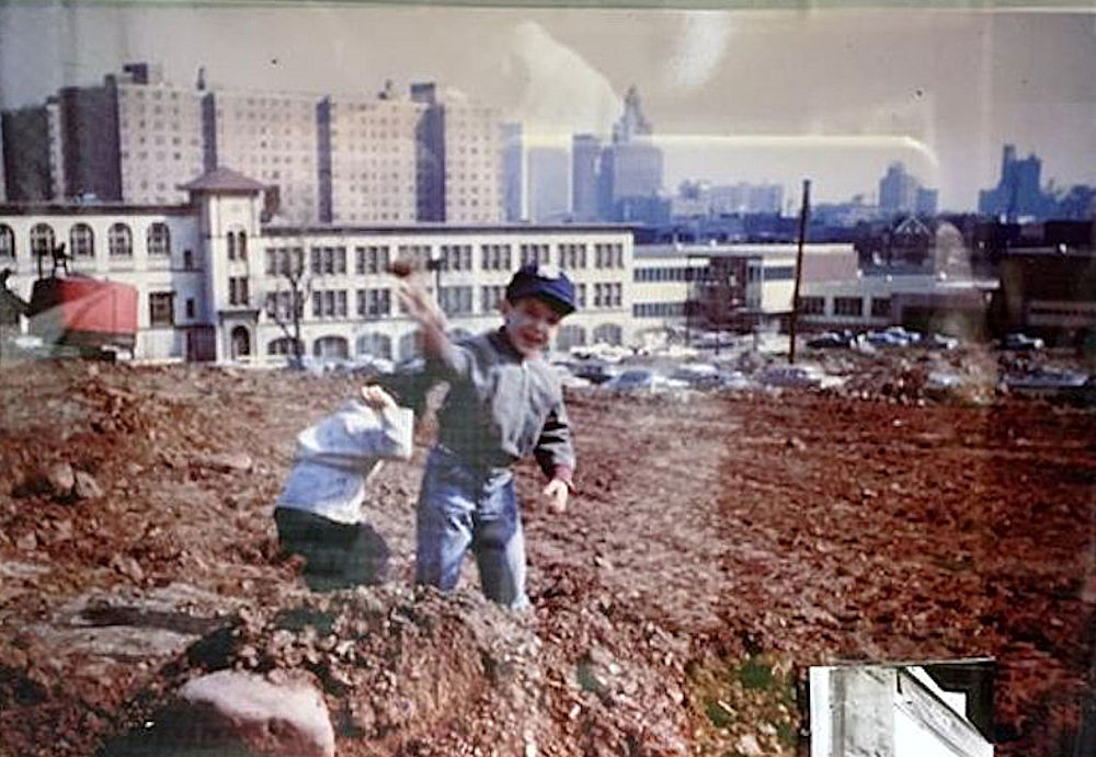 View from the future site of the Colonnade Apartments
Photo from Stephen Niforatos
