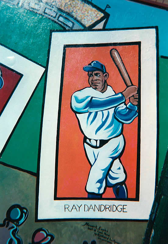Ray Dandridge
Richard La Rovere was commissioned in 2000 to create a tribute at Bears Stadium honoring the players of the former Newark Eagles Negro League that played in the 1930s-40s.

Photos from Richard La Rovere
