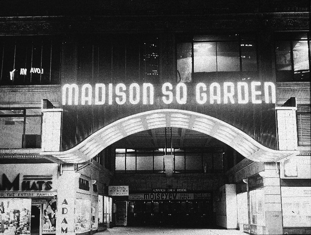 Madison Square Garden
Photo from Esther Levine Kaplan 
