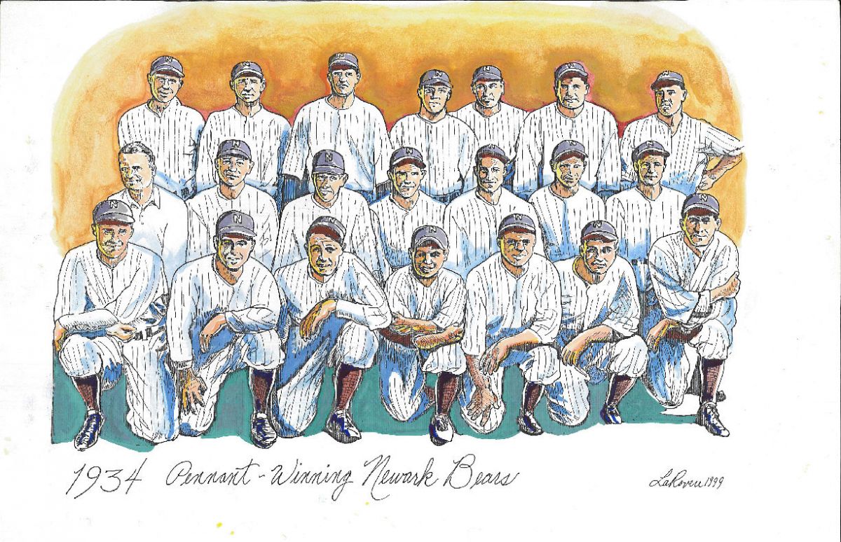 1934 Newark Bears
Photo from Richard La Rovere
