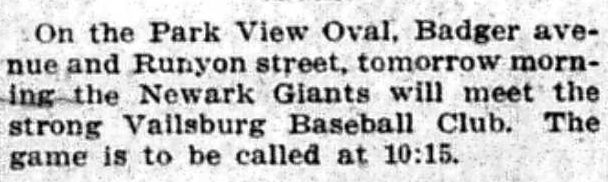May 1910
From the Newark Evening Star
