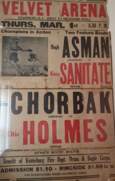 Sanitate, Rocco & Holmes, Otis Fight Card
Photo from Laura Kassay
