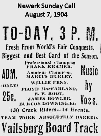 Frank Kramer
August 7, 1904
