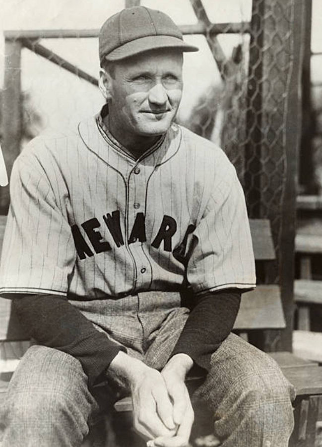 Walter Johnson
Walter Johnson, former pitcher for the Washington Senators and now manager of the Newark Bears, who is down here training with his men for the coming season. 
Photo by George Rinhart
