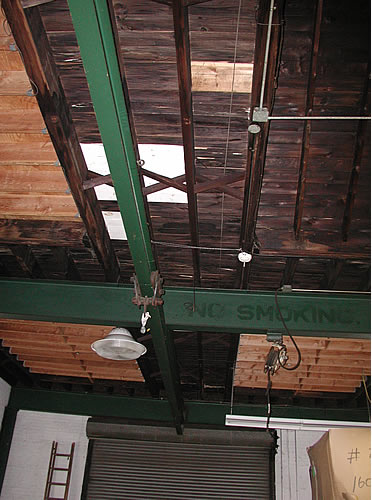 Ceiling of Annex Warehouse area
