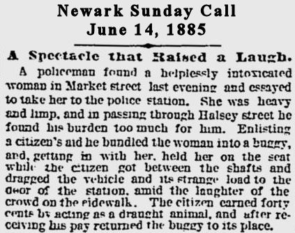 A Spectacle that Raised a Laugh
June 14, 1885
