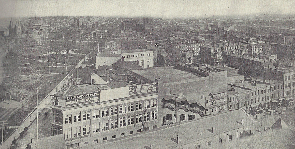 Showing the roof in the foreground
From: "Newark Illustrated 1909-1910" Published by Frank A. Libby 1909
