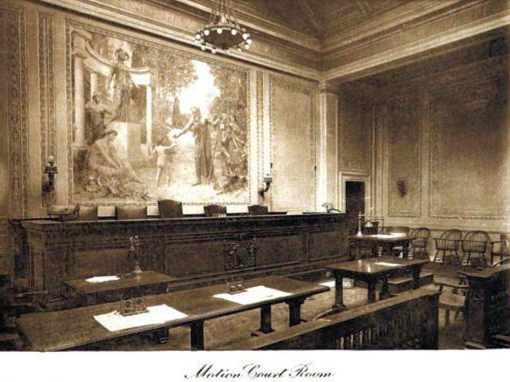 Motion Court Room
New York Book of Architecture  1908
