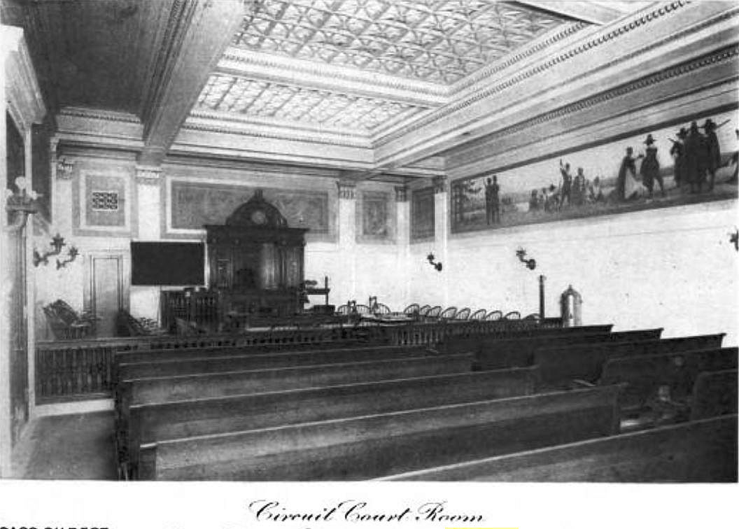 Circuit Court Room
New York Book of Architecture  1908
